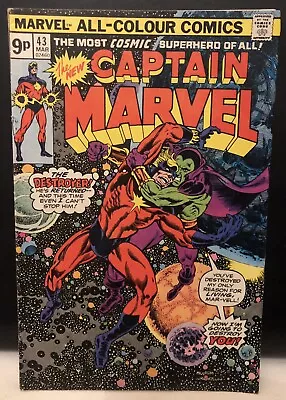 Buy Captain Marvel #43 Comic Marvel Comics • 4.85£