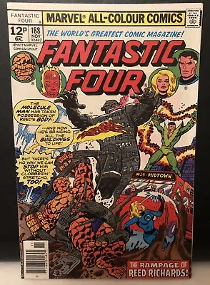 Buy Fantastic Four #188 Comic Marvel Comics Bronze Age • 5.74£