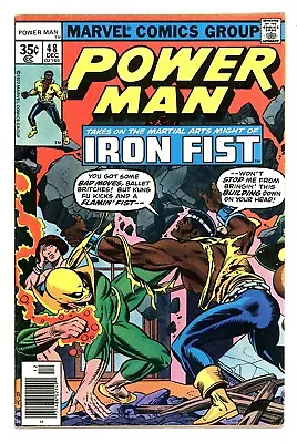 Buy Power Man #48 7.0 1st Team-up Between Iron Fist & Luke Cage Ow Pages 1977 • 31.62£