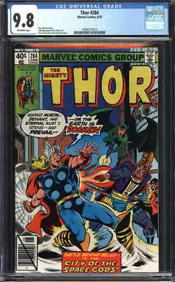 Buy Thor #284 Cgc 9.8 Ow Pages // Marvel Comics 1979 • 134.35£