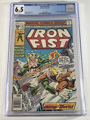 Buy Iron Fist #14 (1977) CGC 6.5 | 1st Sabretooth | Marvel Comics • 317.77£
