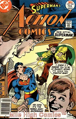 Buy ACTION COMICS  (1938 Series) (#0-600, 643-904) (DC) #468 Very Good Comics Book • 9.11£