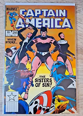 Buy Captain America #295 (1984) Copper Age-Marvel Comics Listing #234 To #379 VF+ • 7.95£