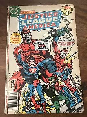 Buy Vtg 1977 DC Comics GIANT Justice League Of America #141 Comic Book • 5.52£