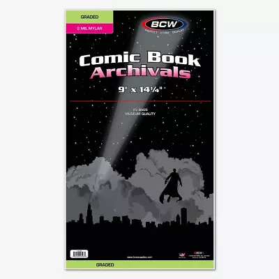 Buy BCW Graded Comic Mylar Archivals - 25 Ct • 18.33£