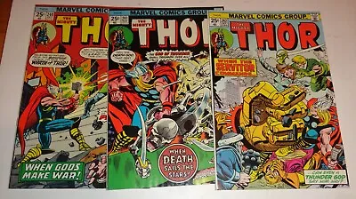 Buy Thor #240,241,242 John Buscema Classics High Grade Copies  1975 • 33.11£