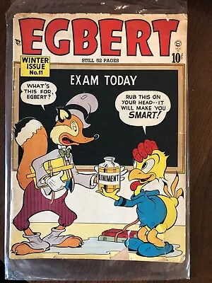 Buy Golden Age Comic, Egbert 11, Winter 1948, Erector Set Ad With Superman • 14.95£