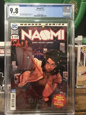 Buy Naomi 1 Cgc 9.8 First Appearance First Print Newton Rings Visible • 47.17£