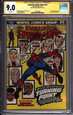 Buy * Amazing SPIDERMAN #121 CGC 9.0 White Death Gwen Stacy SS Conway (1957699001) * • 1,025.01£