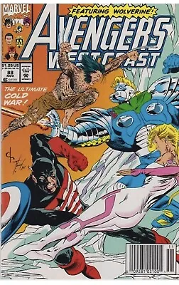 Buy Avengers West Coast #88 (1985) Newstand Var Vf Marvel • 7.95£