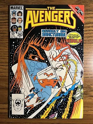 Buy The Avengers 260 High Grade 1st Cover & Origin Of Nebula John Byrne Cover 1985 B • 7.84£