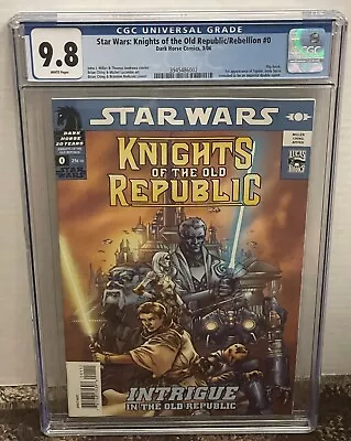 Buy Knights Of The Old Republic #0 CGC 9.8 White 1st Appearance Squint Darth Malak • 118.25£