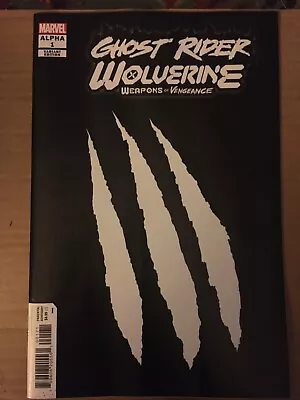 Buy Ghost Rider/Wolverine: Weapons Of Vengeance Alpha 1 Wolverine Insignia Variant • 6.99£