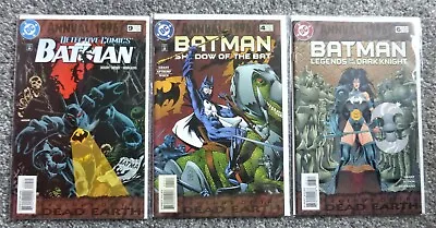 Buy Batman – Dead Earth Annuals 1996 - Detective #9, Shadow #4 & Dark Knight #6 VF • 9.50£