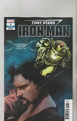 Buy Marvel Comics Tony Stark Iron Man #1 August 2018 Undersea Armor Variant Nm • 5.50£