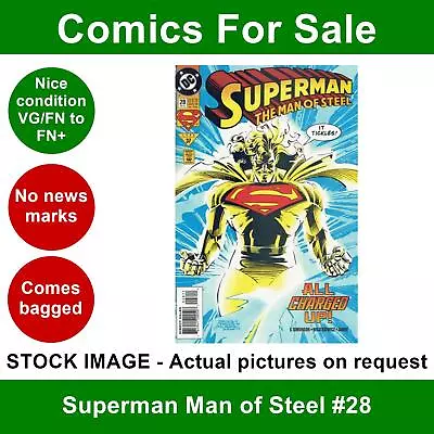 Buy DC Superman Man Of Steel #28 Comic - VG/FN+ 01 December 1993 • 3.99£