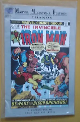 Buy Marvel Milestone Edition Thanos  Reprinting Of Iron Man # 55 • 12£