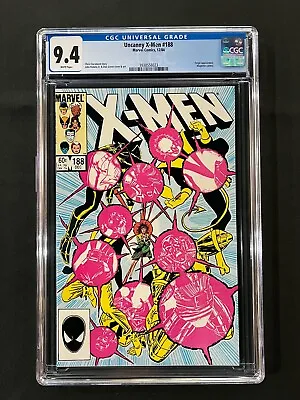 Buy Uncanny X-Men #188 CGC 9.4 (1984) - Forge App, Magneto Cameo • 35.97£