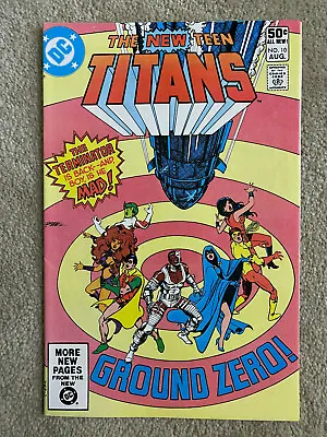 Buy DC COMICS THE NEW TEEN TITANS #10 (1981) 2nd FULL APPEARANCE OF DEATHSTROKE • 23.71£
