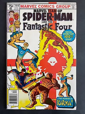 Buy Marvel Team-Up #100 Spider-Man & Fantastic Four 1st Karma Marvel 1980 Comics NM • 24.07£