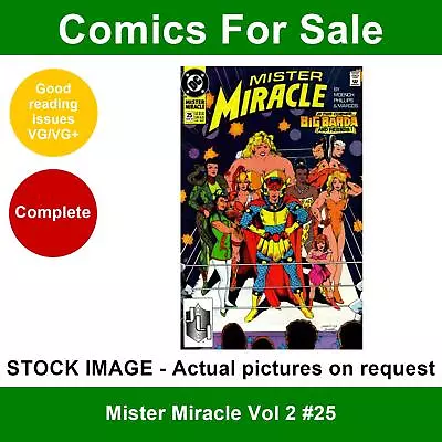 Buy DC Mister Miracle Vol 2 #25 Comic - VG/VG+ 01 March 1991 • 2.99£