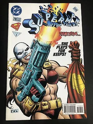 Buy Action Comics DC Superman #718 1st Print -  Demolitia VF • 6.14£