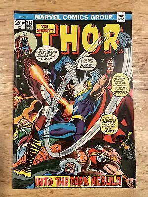 Buy THOR #214 Bronze Age First Appearance Of Xorr The Gold Jeweler Key Issue • 31.43£