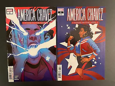 Buy America Chavez Made In The USA #3 — 1st Appearance Catalina Chavez Cover A & B • 27.98£