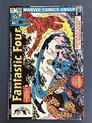 Buy Fantastic Four #252 Reads Sideways VF/NM 9.0 . Tattoos Intact 1983 • 30.37£