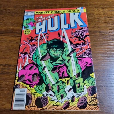 Buy Incredible Hulk #245. First Appearance Of Super Mandroid. Marvel Comics Key • 8.70£