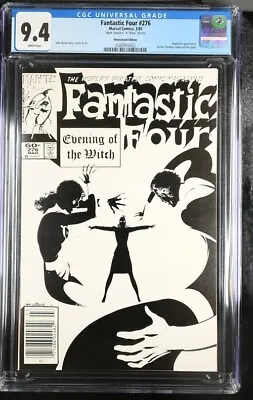 Buy Fantastic Four #276 CGC 9.4 Mark Jewelers AND Bose Insert Variant Rare!! WP 1985 • 316.12£