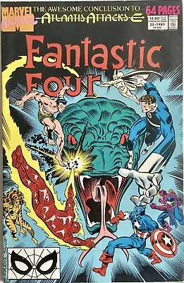 Buy Fantastic Four, Annual 22, 1989, Atlantis Attacks, Rare, Good Condition • 4.99£