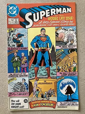 Buy Superman #432 DC Comics Sept 86 The Historic Last Issue • 9.90£