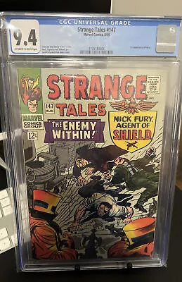 Buy Strange Tales #147 CGC 9.4 1966 Marvel Comic • 237.89£