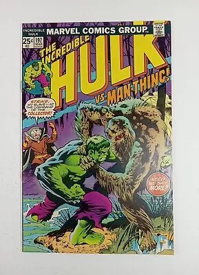 Buy Incredible Hulk #197 (Marvel 1976) Bernie Wrightson Hulk V Man Thing MVS Intact • 60.08£