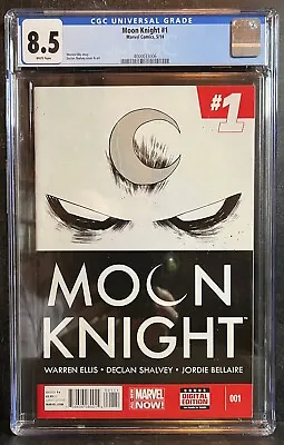 Buy Moon Knight # 1 (2014) CGC 8.5 - 1st App MR. MIDNIGHT - Warren Ellis Run • 119.95£
