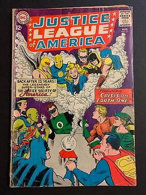 Buy Justice League Of America 21 GD- -- 1st Silver Age JSA App. *Key* 1963 • 49.02£