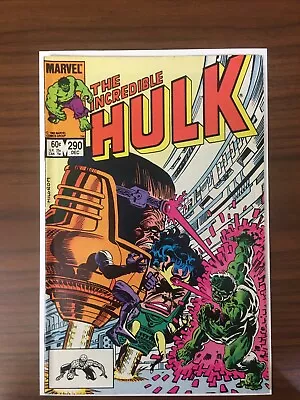 Buy Marvel Comics The Incredible Hulk December 1983 VOL#1 NO#290. VF.  (L) • 7.93£