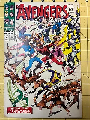 Buy Avengers #44 MARVEL (Vol.1 1967) Origin & Death Red Guardian  • 26£