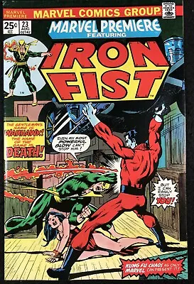 Buy Marvel Premiere (1972) #23 VF- (7.5) Featuring Iron Fist  • 19.98£