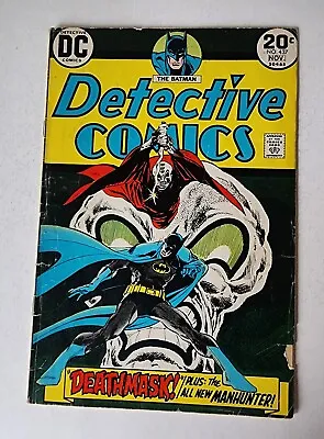 Buy Detective Comics #437 Batman October- November 1973 DC 1st Manhunter Aparo Cover • 15.77£