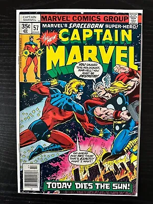 Buy Captain Marvel #57 Newsstand VF- 1978 Marvel Comics • 3.99£