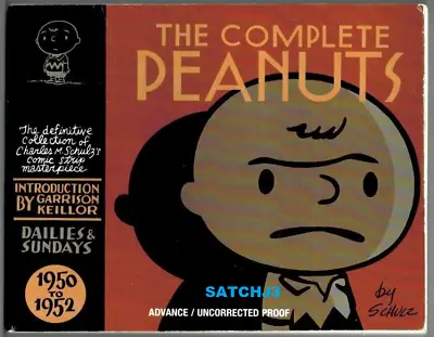 Buy Peanuts Complete 1950-1952 Rare Proof Book 1 Charles Schulz Art Comic Strips • 198.60£