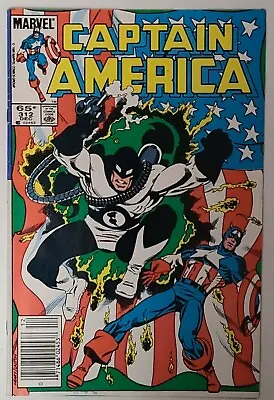 Buy Captain America #312 (marvel 1985) Newsstand Ed Est~vf/nm(9.0) Grade Flagsmasher • 18.18£