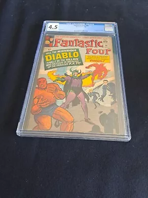 Buy Fantastic Four 30 CGC 4.5 Marvel 1964 1st Appearance Diablo • 90.80£