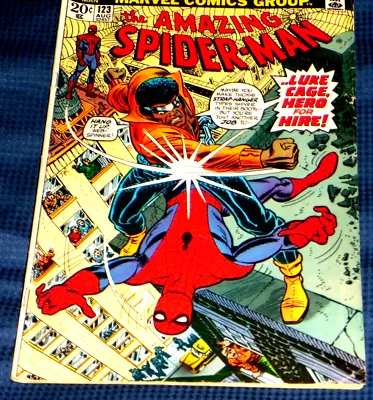 Buy Amazing Spider Man 123# Key Issue Enter Luke Cage - Very Collectors • 84.99£