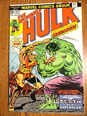 Buy Incredible Hulk #177 Hot Key FVF Death Of Adam Warlock 1st Print Marvel MCU • 51.25£
