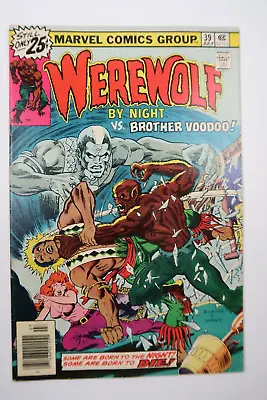 Buy Werewolf By Night #39 1st Meet & Team-up Brother Voodoo Marvel Comics 1974 F/F+ • 28.15£