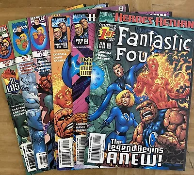 Buy Fantastic Four Heroes Returned 1998 #1, 2, 3, 5, 6, 8 Marcel Comics Bundle • 5£