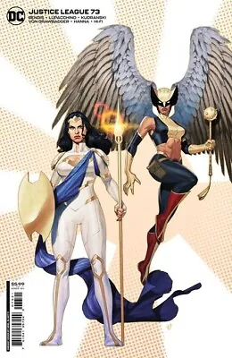 Buy JUSTICE LEAGUE #73 (ARIEL OLIVETTI VARIANT) COMIC BOOK ~ DC Comics ~ IN STOCK! • 7.67£